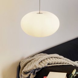 Casablanca AIH - puristic pendant light 28 cm white matte