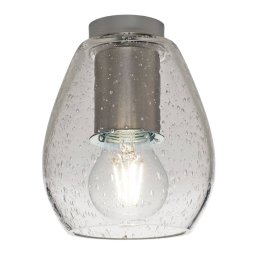 Casablanca Bagan Evolution ceiling lamp, bubble glass