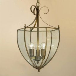 Cremasco Appealing Opera hanging light in bronze