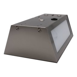 CMD Long outdoor wall lamp made of stainless steel with sensor