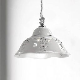 Ceramiche Guiliano hanging light, ceramic lampshade, 20.5 cm