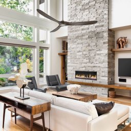 CasaFan Eco Genuino ceiling fan 152 cm chrome/walnut