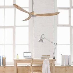 CasaFan Eco Genuino ceiling fan 152 cm chrome/light wood