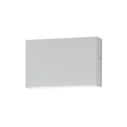 Egger Licht EGG LED outdoor wall light Flatbox, white, 11x7 cm, aluminium
