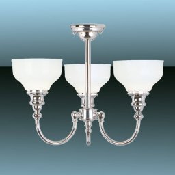 Elstead Cheadle Bathroom Ceiling Light Three Bulbs