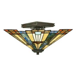 QUOIZEL Semi-flush ceiling light Inglenook