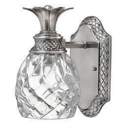 HINKLEY Plantation LED wall light, antique nickel