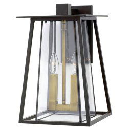 HINKLEY Walker wall lamp with a clear structure