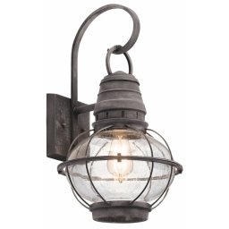 KICHLER Large Bridge Point wall lantern for outdoors