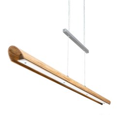Elobra Colombia S LED pendant light, natural oak