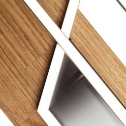 Elobra Panama XL LED ceiling light, natural oak