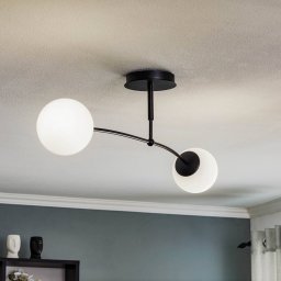 EMIBIG LIGHTING Pregos 2 ceiling light, 2-bulb, black