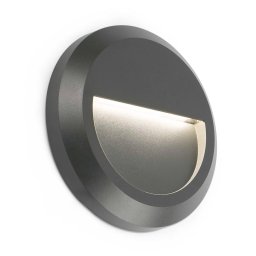 FARO BARCELONA Round Grant LED outdoor wall lamp