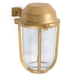 FARO BARCELONA Borda - brass maritime outdoor wall lamp