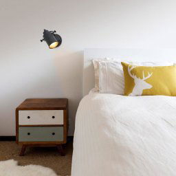 FARO BARCELONA List wall spotlight with retro design, 1-bulb