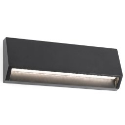 FARO BARCELONA Angular LED outdoor wall light Must, 21.7 cm cm