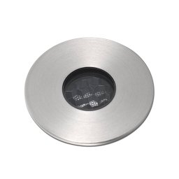 FARO BARCELONA LED recessed spotlight, nickel-coloured, Ø 3.5 cm, aluminium/stainless steel