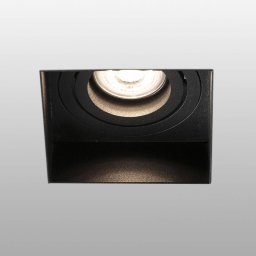 FARO BARCELONA Hyde downlight 1-bulb angular pivotable black
