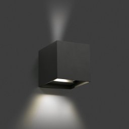 FARO BARCELONA Olan LED outdoor wall light, dark grey