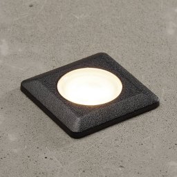 Fumagalli Teresa recessed light angular black/frosted 3,000K