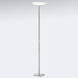 Knapstein High-quality LED uplighter floor lamp Mika, nickel chrome