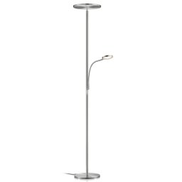 Knapstein Dimmable LED uplighter Hades with LED reading arm
