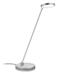 Knapstein LED table lamp Thea-T, matt nickel
