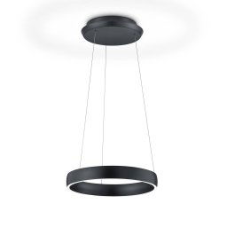 Knapstein Sara-40 LED hanging light black, 2,200-3,000 K