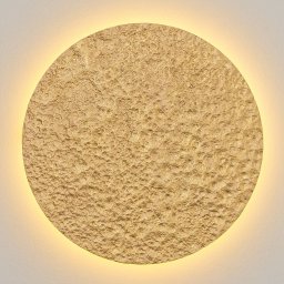 Holländer Meteor LED wall light, Ø 55 cm, gold
