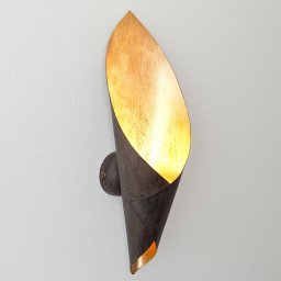 Holländer Fiaccola Piccolo wall light in black-brown