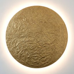 Holländer LED wall light Meteor, Ø 120 cm, gold