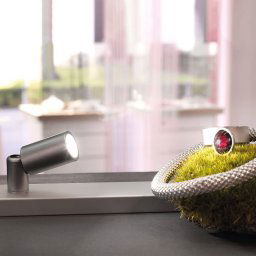 Hera LED Point spotlight, anodised aluminium, 4,000 K