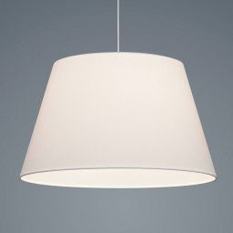 Helestra Certo hanging light conical 1-bulb, white