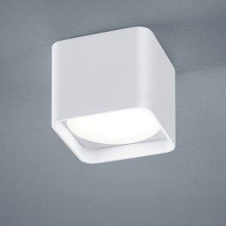 Helestra Dora LED ceiling light angular matt white