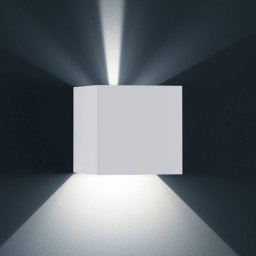 Helestra Siri 44 L outdoor wall lamp up/down white