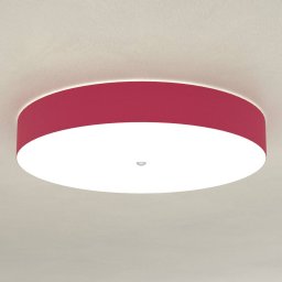 Hufnagel Alea Ceiling Light Fashionable Discreet Ruby Red