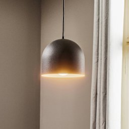 HELAM Madison pendant light, 1-bulb, black