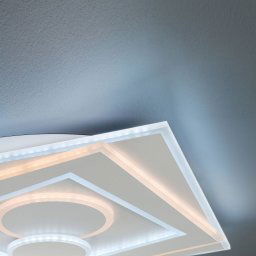 FISCHER & HONSEL Ratio LED ceiling light, dimmable, two circles