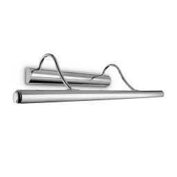 Ideallux Mirror-10 wall light, chrome, 60 cm