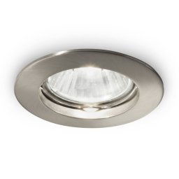Ideallux Jazz recessed ceiling lamp round GU10 nickel