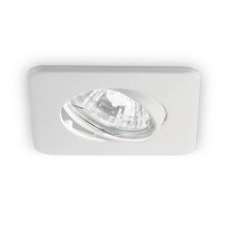 Ideallux Lounge downlight, square, white
