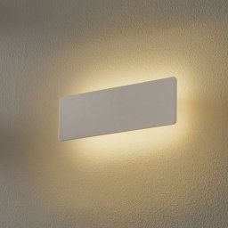 Ideallux Zig Zag LED wall light, white, width 29 cm