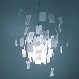 Ingo Maurer Customisable designer hanging lamp Zettel’z 6