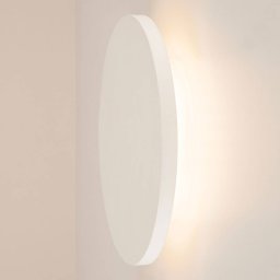SLV Plastra LED wall light made of plaster, round