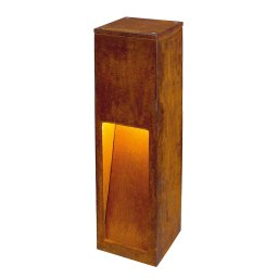 SLV Rusty Slot 50 LED pedestal light, height 50 cm