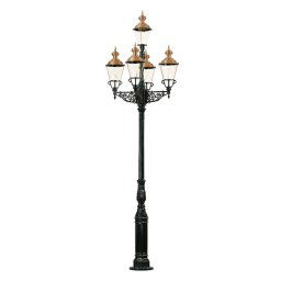 K.S. Verlichting Representative Monaco 5-bulb lamp post