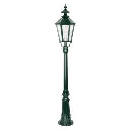 K.S. Verlichting Dublin lamp post made of die-cast aluminium, green