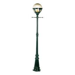K.S. Verlichting Sumatra outdoor light, green, height 215 cm, metal, IP44