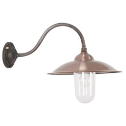 K.S. Verlichting Vienna I outdoor wall light, copper, Ø 35 cm, IP44