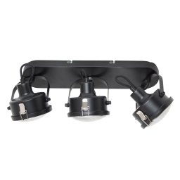 K.S. Verlichting Satellite industrial ceiling light in black